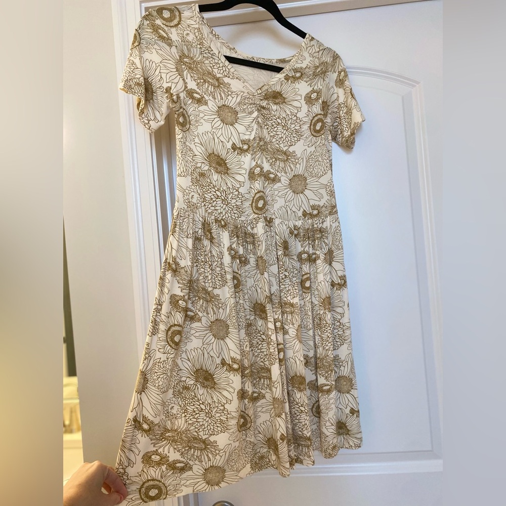 KQ bamboo sunflower dress